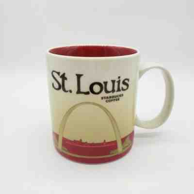 Starbucks St. Louis MO Coffee Mug Cup City Collector Series 2012 Red 16oz NEW - Sold on eBay Oct, 15th 2019 for $29.99