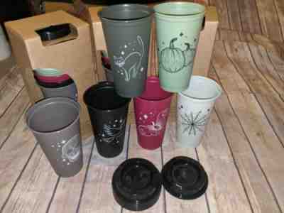 Starbucks Halloween 2019 Reusable Cups 6-pack New In Box Limited Edition - Sold on eBay Oct, 15th 2019 for $24.00