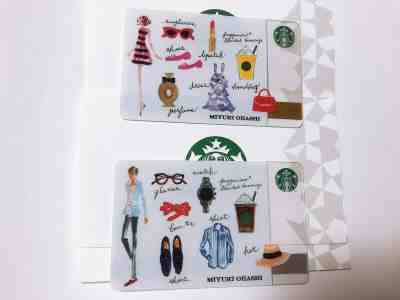 2016 STARBUCKS JAPAN MIYUKI OHASHI 2 CARDS PIN INTACT  FREE SHIPPING - Sold on eBay Oct, 15th 2019 for $21.00