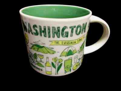 Starbucks Washington State Ceramic Coffee Cup Mug Been There Series - Sold on eBay Oct, 15th 2019 for $19.95
