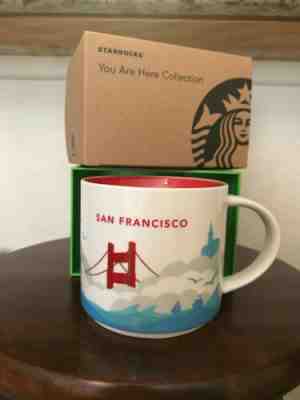 STARBUCKS You Are Here YAH SAN FRANCISCO 14 oz Coffee Mug - Discontinued - Sold on eBay Oct, 15th 2019 for $34.99