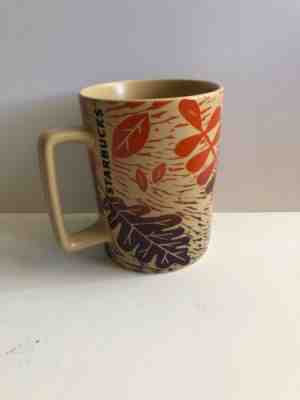 STARBUCKS 2017 Fall Leaf Coffee Mug NWT Fall Colors - Sold on eBay Oct, 15th 2019 for $21.88