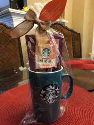 Starbucks 16oz Coffee Cup Gift Set With Via Instant Pumpkin Spice Latte~ Free Sh - Sold on eBay Oct, 15th 2019 for $19.99