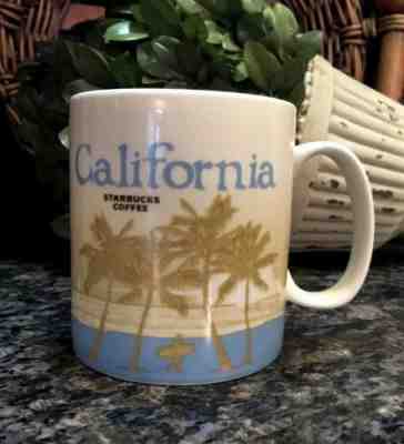 Starbucks CALIFORNIA Collector’s Series 2009 Palms Surfer Redwoods Mug PRISTINE! - Sold on eBay Oct, 15th 2019 for $15.00