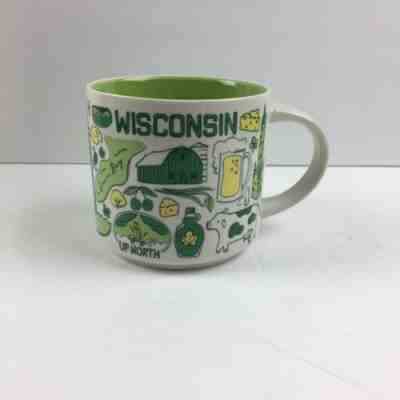 Starbucks 2018 Wisconsin Been There Series 14 oz Collectible Coffee Mug Cup - Sold on eBay Oct, 15th 2019 for $22.77