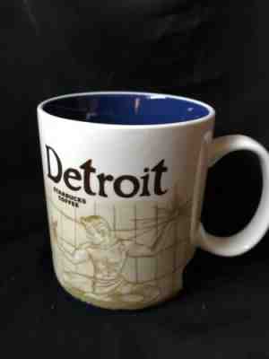Mint Starbucks Collector Series 'Detroit' 16 oz. Coffee Mug - 2011 - Sold on eBay Oct, 15th 2019 for $16.99