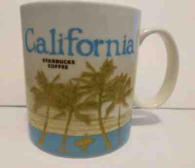California Mug Starbucks Collector Series 16 OZ Beach Scene & Redwood 2012 Cup - Sold on eBay Oct, 15th 2019 for $15.89