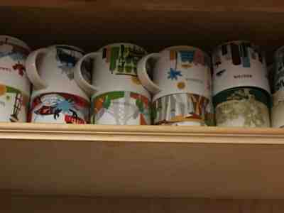 Starbucks Collector Mugs - You are Here - Been There - Sold on eBay Oct, 15th 2019 for $50.00