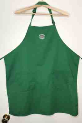 Starbucks Coffee Barista Green Apron Authentic Used - Sold on eBay Oct, 15th 2019 for $24.99