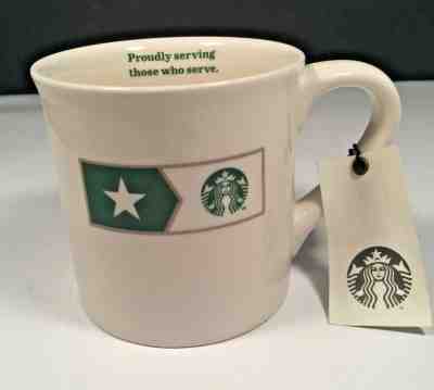 Starbucks MILITARY ARMY COFFEE MUG Honor the Troops Proudly Serving USA Cup 14oz - Sold on eBay Oct, 15th 2019 for $15.00