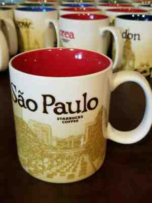 rare mugs Starbucks 2011 SAO PAULO Global City Icon Collector Series 16 oz - Sold on eBay Oct, 15th 2019 for $34.95