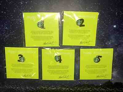 China Starbucks coffee happy anniversary pins 1-5 years - Sold on eBay Oct, 14th 2019 for $19.99