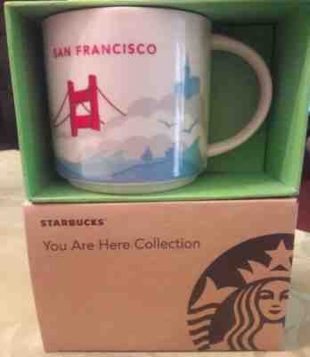 NIB W/SKU Starbucks Coffee Mug SAN FRANCISCO, CALIFORNIA You Are Here YAH 14 oz  - Sold on eBay Oct, 14th 2019 for $22.50