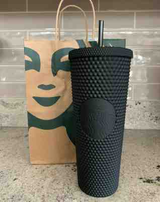 Fall 2019 Halloween Starbucks Matte Black Studded Tumbler Cup Limited Edition - Sold on eBay Oct, 14th 2019 for $51.19
