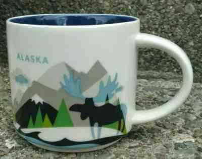 Alaska Starbucks You Are Here Collectors Mug 14 Ounce - Sold on eBay Oct, 14th 2019 for $36.00