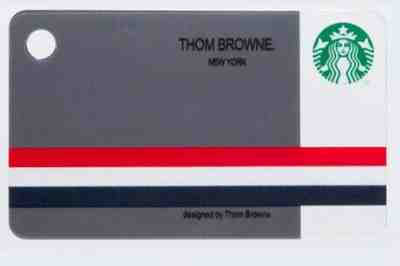 Starbucks JAPAN GQ Book 2013 THOM BROWNE. MINI Gift Card with sleeve Sakura - Sold on eBay Oct, 14th 2019 for $55.50