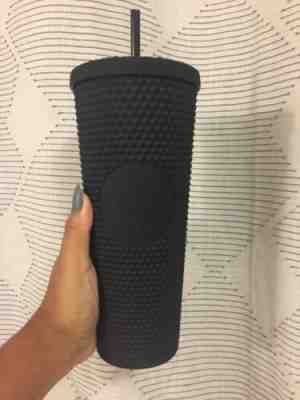 FALL 2019 Starbucks Matte Black Studded Spiked Tumbler Cold Cup 24oz NEW - Sold on eBay Oct, 14th 2019 for $61.00
