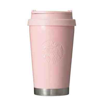 Japan Starbucks Stainless ToGo Logo Tumbler Pearl Pink 12oz - Sold on eBay Oct, 14th 2019 for $36.80