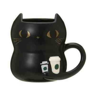 Japan Starbucks Halloween 2019 mug coffee Black cat - Sold on eBay Oct, 14th 2019 for $25.00