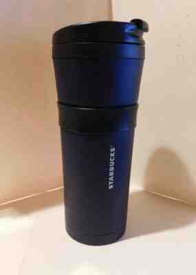 NEW NOS Starbucks stainless steel 16oz  2011 Matte Black travel tumbler cup Grip - Sold on eBay Oct, 14th 2019 for $39.99