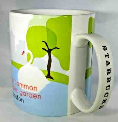 Starbucks 2007 BOSTON COMMON CITY SKYLINE 18oz. Coffee Mug Cup Ceramic - Sold on eBay Oct, 14th 2019 for $19.99