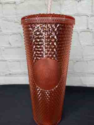 Starbucks Rose Gold Pink Iridescent Jeweled 24oz Venti Tumbler NEW - Sold on eBay Oct, 14th 2019 for $40.52