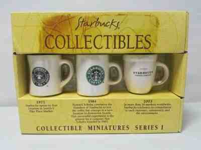 Starbucks Collectible Miniatures Series 1 NIB - Sold on eBay Oct, 14th 2019 for $35.99