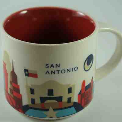 Starbucks San Antonio you Are Here Coffee Mug Cup 14 Oz Collection 2017 - Sold on eBay Oct, 14th 2019 for $17.99