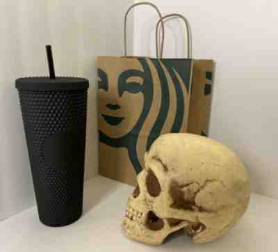 Starbucks Matte Black Spiky Studded Tumbler Cup 24oz Rare Fall 2019 Venti NEW - Sold on eBay Oct, 14th 2019 for $69.95
