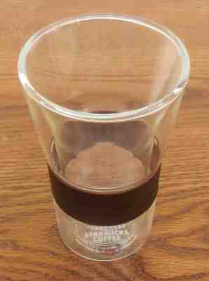 Starbucks/ Bodum - 10 oz. Double Wall Tumbler w/ Brown Silicone Sleeve (EUC)  - Sold on eBay Oct, 14th 2019 for $25.95