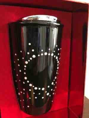 STARBUCKS SWAROVSKI CRYSTALS LIMITED EDITION BLACK TRAVELER TUMBLER   - Sold on eBay Oct, 14th 2019 for $149.99