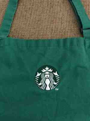 Starbucks Coffee Barista Green Apron Authentic Gently Used Worn - Sold on eBay Oct, 14th 2019 for $20.00