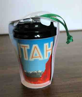 Starbucks 2017 Utah Arches Local Ornament Ceramic To Go Cup NEW - Sold on eBay Oct, 14th 2019 for $20.00