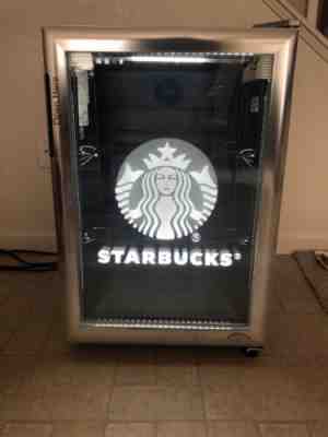 Brand New Starbucks Fridge W/ LED Lights - Sold on eBay Oct, 14th 2019 for $400.00