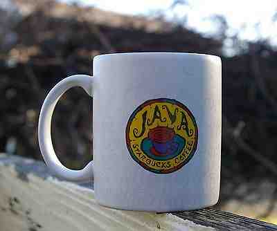 Early Rare Starbucks Coffee Company Logo Java Mug Cup Swirl Steam Thailand - Sold on eBay Oct, 14th 2019 for $46.00