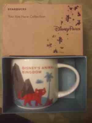 NIB Disney Animal Kingdom V2 You Are Here (YAH) Retired Starbucks Mug - Sold on eBay Oct, 14th 2019 for $44.00