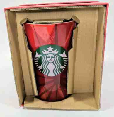 Starbucks 2014 Dot Collection Red Black Mug 16 oz Cup New In Box - Sold on eBay Oct, 14th 2019 for $24.99