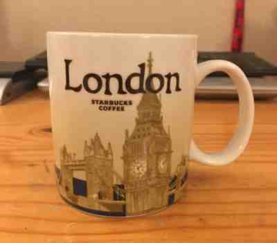 Starbucks 2013 London City Global Icon Collector Series New 16oz Coffee Mug Cup - Sold on eBay Oct, 14th 2019 for $17.79