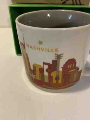 Starbucks Mug NASHVILLE You Are Here Series 2015 Coffee Mug 14 Oz NEW - Sold on eBay Oct, 14th 2019 for $26.55