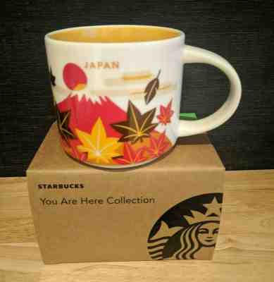 Starbucks Japan Autumn Fall Ceramic Mug 414mL 14 oz You Are Here YAH Collection - Sold on eBay Oct, 14th 2019 for $31.45