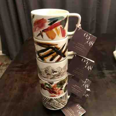 Starbucks Coffee Collectible 12oz Artisan Series Mugs 1-5 Brand New - Sold on eBay Oct, 14th 2019 for $70.00