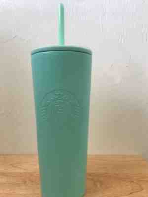 Starbucks Mint Green Stainless Steel 16 Oz Tumbler Cold Cup Summer 2019 Retired - Sold on eBay Oct, 14th 2019 for $20.50