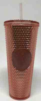 Starbucks Tumbler Rose Gold Pink 2019 Iridescent Jeweled 24 oz Cold Cup - Sold on eBay Oct, 14th 2019 for $49.97