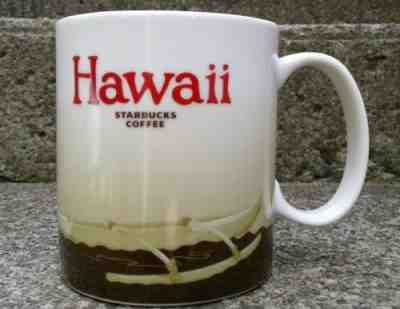 2011 Icon Series Collectors Starbucks Hawaii Coffee Mug *retired* - Sold on eBay Oct, 14th 2019 for $25.83