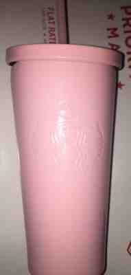 Starbucks Grande Light Bubble Gum Pink Cold Cup Stainless Steel Tumbler - Sold on eBay Oct, 14th 2019 for $49.99