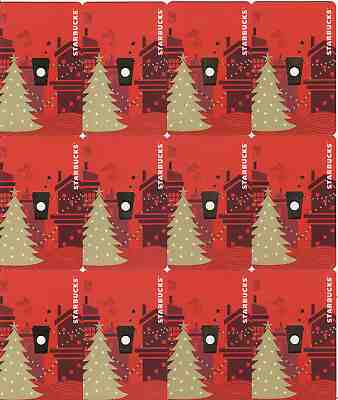 CS1305 2013 China Starbucks coffee Golden Christmas Tree MSR card 1pc - Sold on eBay Oct, 14th 2019 for $17.99