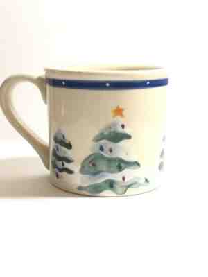 Starbucks Barista Hartstone Christmas Tree Coffee Mug Hand painted 10oz  - Sold on eBay Oct, 14th 2019 for $19.99