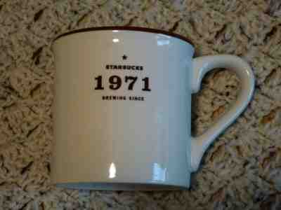Starbucks 1971 "Brewing Since" Coffee Mug - Sold on eBay Oct, 13th 2019 for $17.00