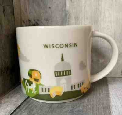 Starbucks Wisconsin 2015 You Are Here Collection (YAH) 14oz Mug Free  NEW - Sold on eBay Oct, 13th 2019 for $22.99