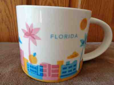 Starbucks Florida Mug You are Here Collection 14oz 2017 Excellent New w/tag - Sold on eBay Oct, 13th 2019 for $16.51